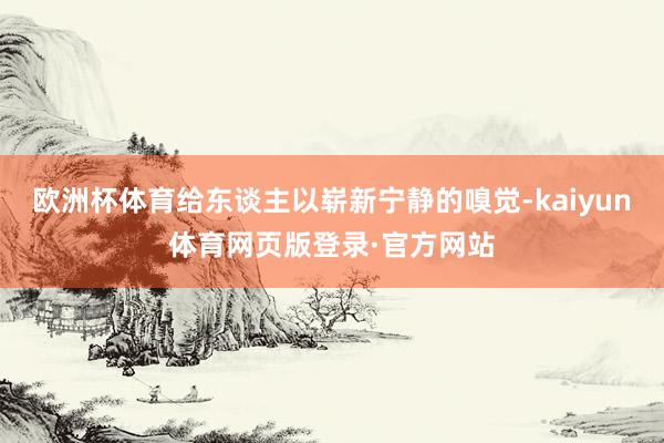 欧洲杯体育给东谈主以崭新宁静的嗅觉-kaiyun体育网页版登录·官方网站
